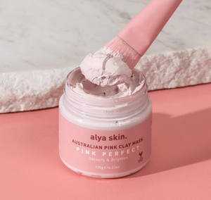 Using Alya Skin Pink Clay Mask