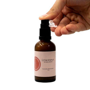 Lowanna natural skincare everyday moisturiser pump