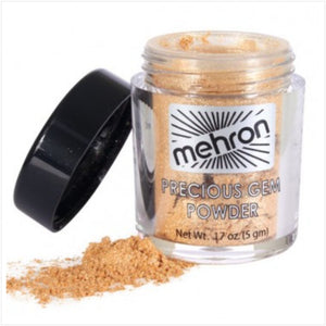 Mehron makeup precious gem powder citrine opened